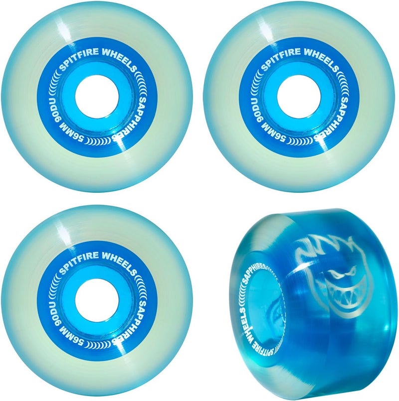SPITFIRE Sapphires 90DU Skateboard Wheels - Set of 4 - Image 1